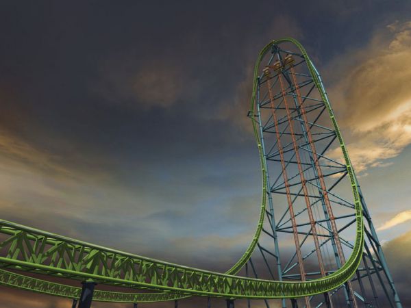 Kingda Ka - najvyššia a najrýchlejšia horská dráha v Amerike !