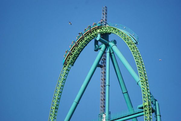 Kingda Ka - najvyššia a najrýchlejšia horská dráha v Amerike !