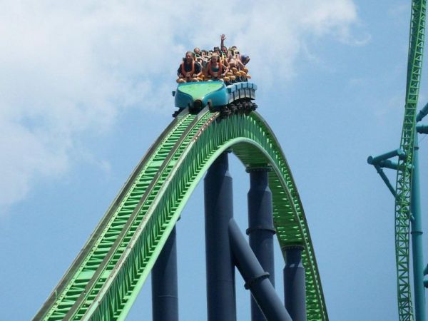 Kingda Ka - najvyššia a najrýchlejšia horská dráha v Amerike !