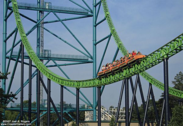 Kingda Ka - najvyššia a najrýchlejšia horská dráha v Amerike !