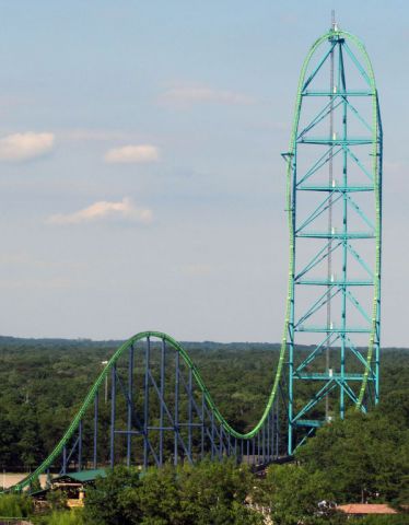 Kingda Ka - najvyššia a najrýchlejšia horská dráha v Amerike !