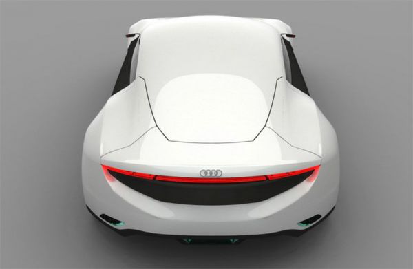 Audi A9 Koncept. Auto ktoré sa samo opraví a mení farbu.