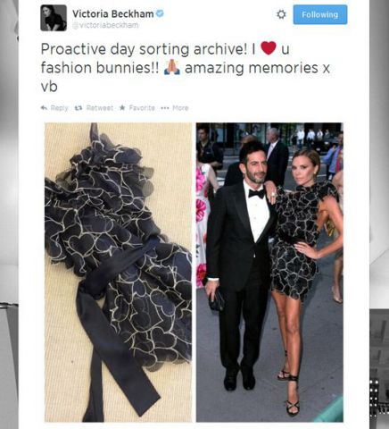 Victoria Beckham bude predávať vyše 600 vecí zo svojho šatníka !