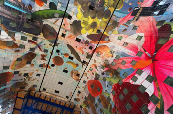 Markthal - Tržnica v Rotterdame, Holandsko