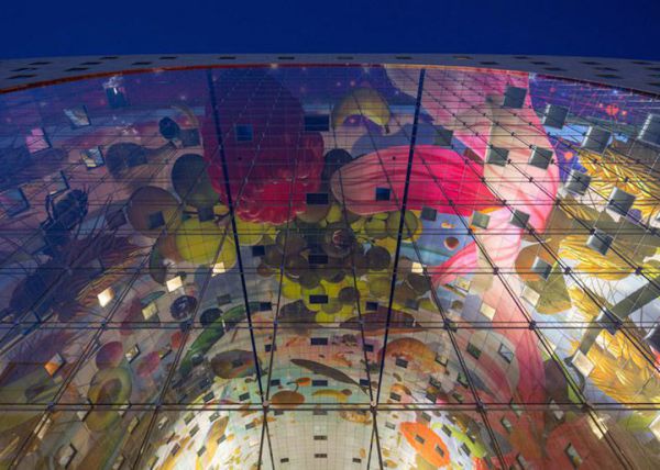 Markthal - Tržnica v Rotterdame, Holandsko