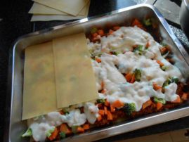 Lasagne s mletým mäsom (krok 4/8)