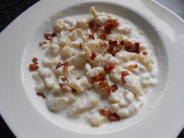 Bryndzové halušky (krok 6/6)