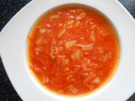 Polievka z čínskej kapusty (krok 1/7)