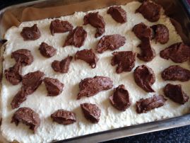 Tvarohový brownies s černicami (krok 5/8)