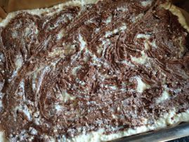 Tvarohový brownies s černicami (krok 6/8)