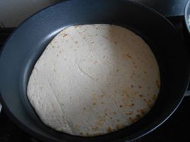 Wraps s kuracim mäsom a zeleninou (krok 5/7)