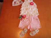 Ružové tenké kraťasy