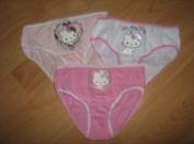 3x nohavičky hello kitty