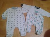 Dve tepľučké pyžamká 3-6m
