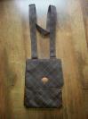 Hnedá crossbody taštička