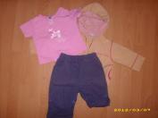 Mikinka +tricko +nohavice