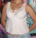 Pekny biely top
