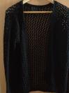 Krasny hackovany cardigan