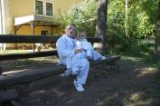 Snehovo-biely frak122-128