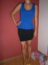 Krasne modro cierne saty