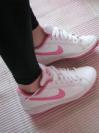 Bielo-ružové tenisky nike