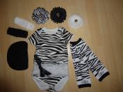 Zebrový set body čelenka