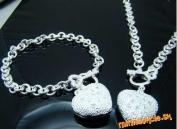 Set sterling silver plate