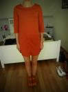 Oranžové šaty s