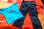 3/4 nohavice a tricko -