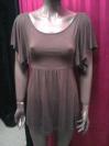 Hnedy predlzeny top