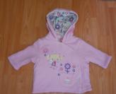 Jesenný ružový kabátik