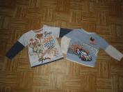 2 trička 86/92