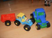 Dva traktory