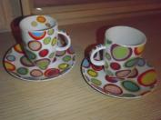 Espresso cup set pebbles