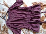 Fialovy dlhsi top / tunik