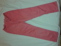 Ružové riflové nohavice