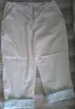 3/ biele látkové nohavice