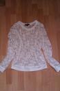 Snehobiely priesvitny top