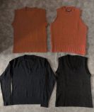 Balík vesty a sveter m/l
