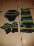 Set-čiapka, šál, rukavice