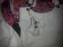 Biela crossbody kabelka