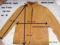 Pravá brúsená koža bunda
