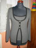 Cardigan svetr a tielko m