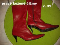 Pravá koža - čižmy
