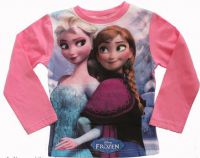 Tričko frozen ružové