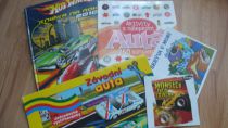 Hot wheels+nálepková knih