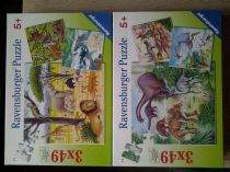Puzzle dinosaury+savana