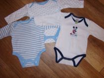 Body mickey + modro-biele