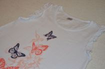 Tričko s motýľmi