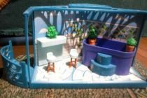 Polly pocket domček- záhr